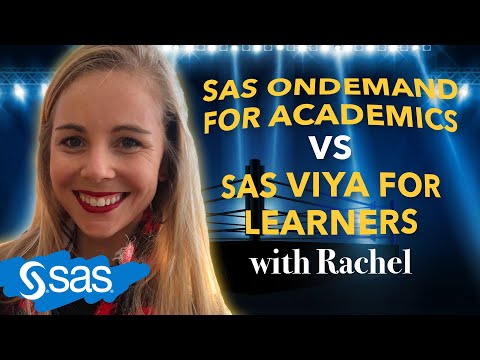 SAS OnDemand for Academics vs. SAS Viya for Learners - SAS ...