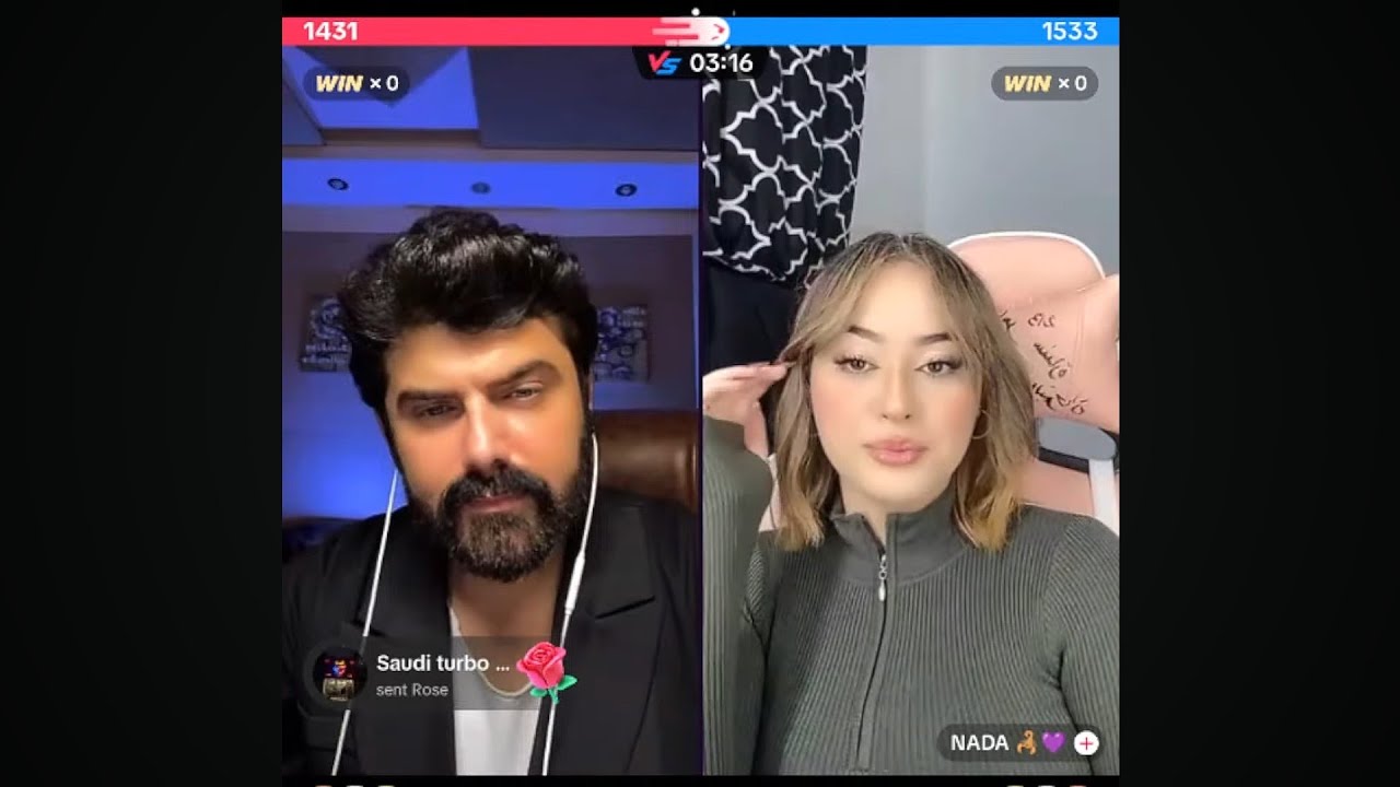 عمار الكوفي قست مع ندى الجزائري مع دردشه عمار ينصدم من ندى تحكي كردي 💥🥰😅