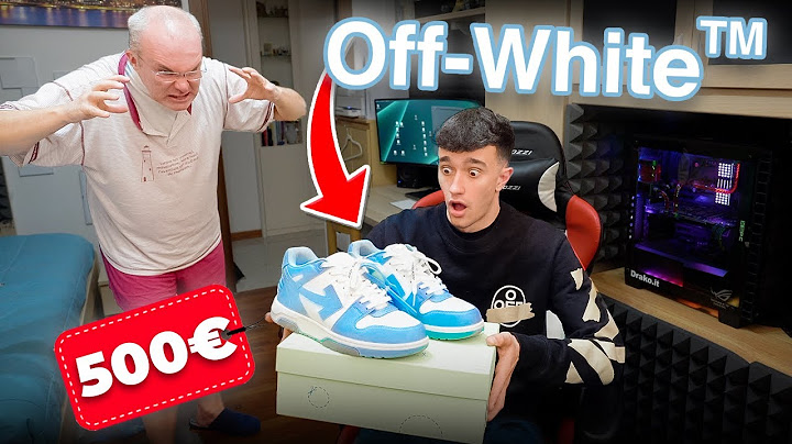 PAPÀ HO SPESO 500 EURO PER le SCARPE di OFF WHITE! *ECCO LA SUA REAZIONE*