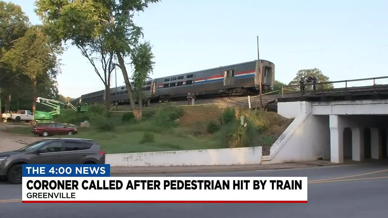 Coroner called after pedestrian hit by train - YouTube