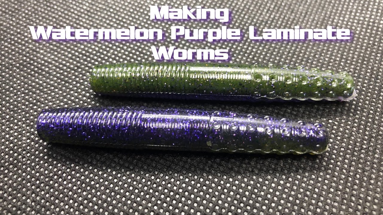 Making Soft Plastic Baits - Making AWESOME Ned Rig Baits with Do It Molds  Green pumpkin black flake 