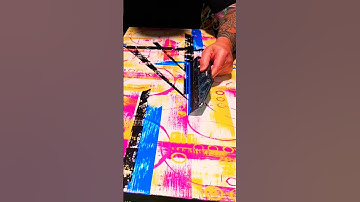 The Vibrance of Blue / Abstract Painting Techniques #abstractart #art #abstractartist