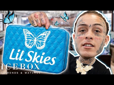 Lil Skies Drops by Icebox for New Custom Jewelry!!!