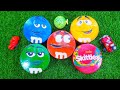 Satisfying Video | ASMR Unpacking 5 Mystery M&M'S Containers with Rainbow Chocolate M&M'S Candy|