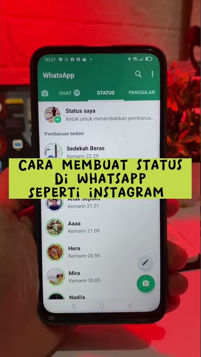 Membuat Status Whatsapp Seperti instagram #kelastekno #serunyabelajar #samasamabelajar #antigaptek