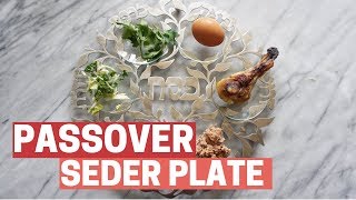 PASSOVER SEDER PLATE! What Goes on a Seder Plate & How to Make One!