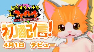 【はじめまして】イケメンキャットでっすにゃ😎✨【新人VTuber😼🐾】