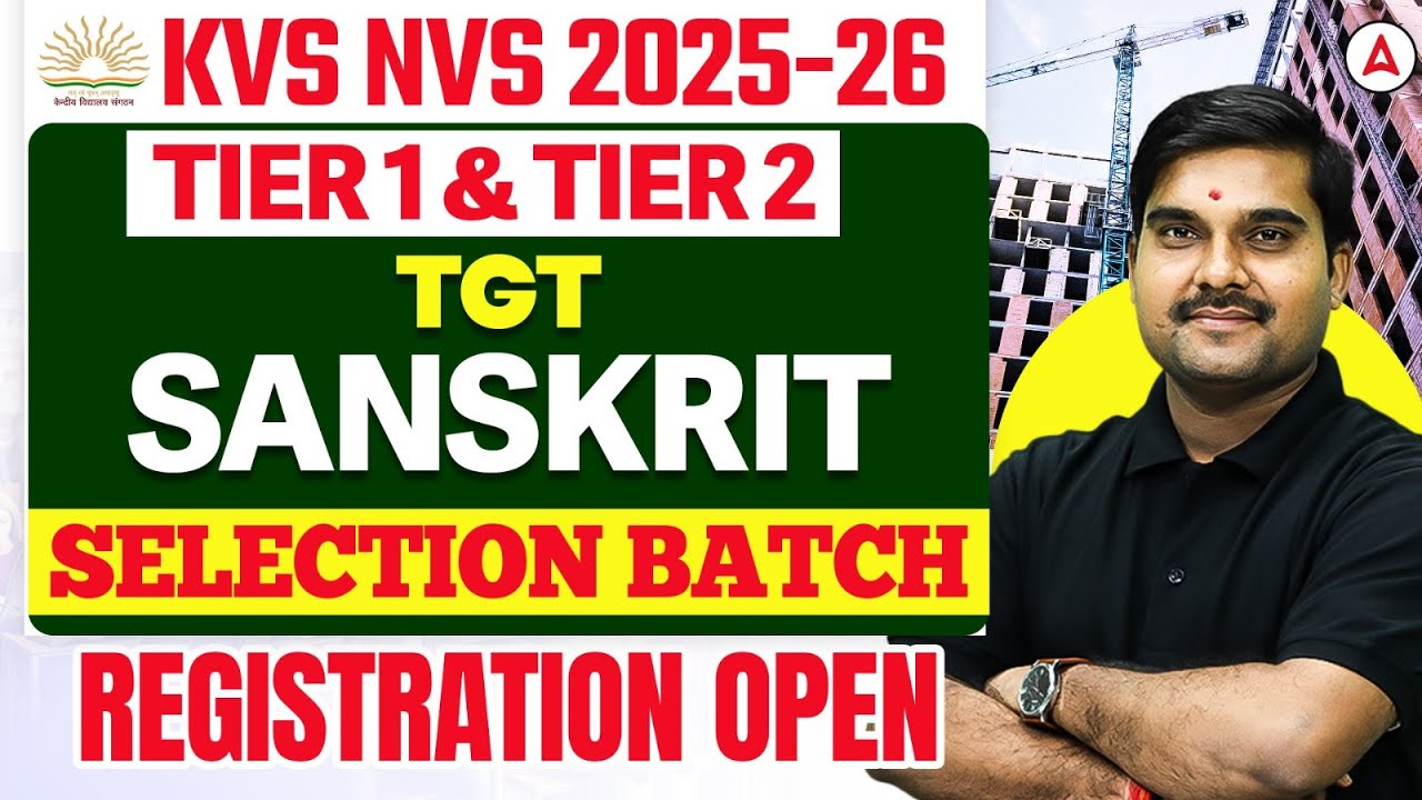 KVS NVS TGT Sanskrit 2025-26 | Tier 1 & Tier 2 Selection Batch | Complete Preparation Strategy