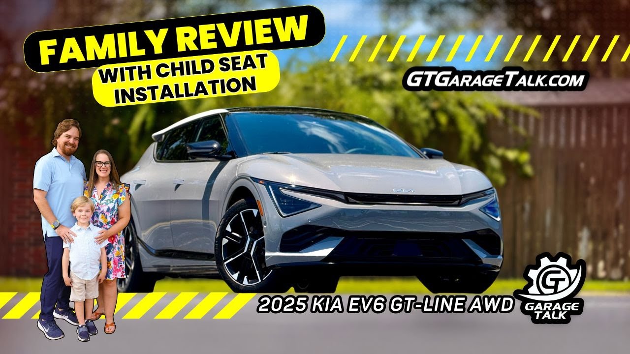 2025 Kia EV6 GT-Line // Family Review with Child Seat Installation