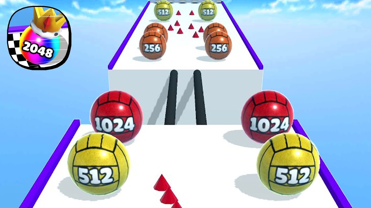 Ball Merge 2048 - All Levels Ball Gameplay Android, iOS ( Level 6187 - 6196 )