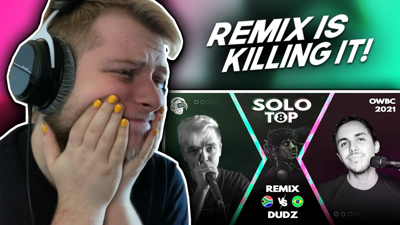 THAT CONTRAST! I DUDZ vs REMIX | Online World Beatbox Championship 2021 Solo Battle | Top 8 REACTION