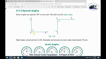Rotary Club of Ambattur Class 6 Maths Unit 4 Geometary Angles