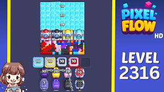 Pixel Flow Level 2316 Solution Walkthrough