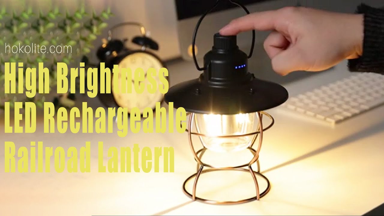 High Brightness Rechargeable Led Vintage Lantern - Hokolite