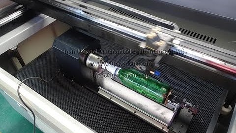 How to Engrave the Bottle with Chuck Type Rotary Axis in Laser Machine RuiDa Control System?