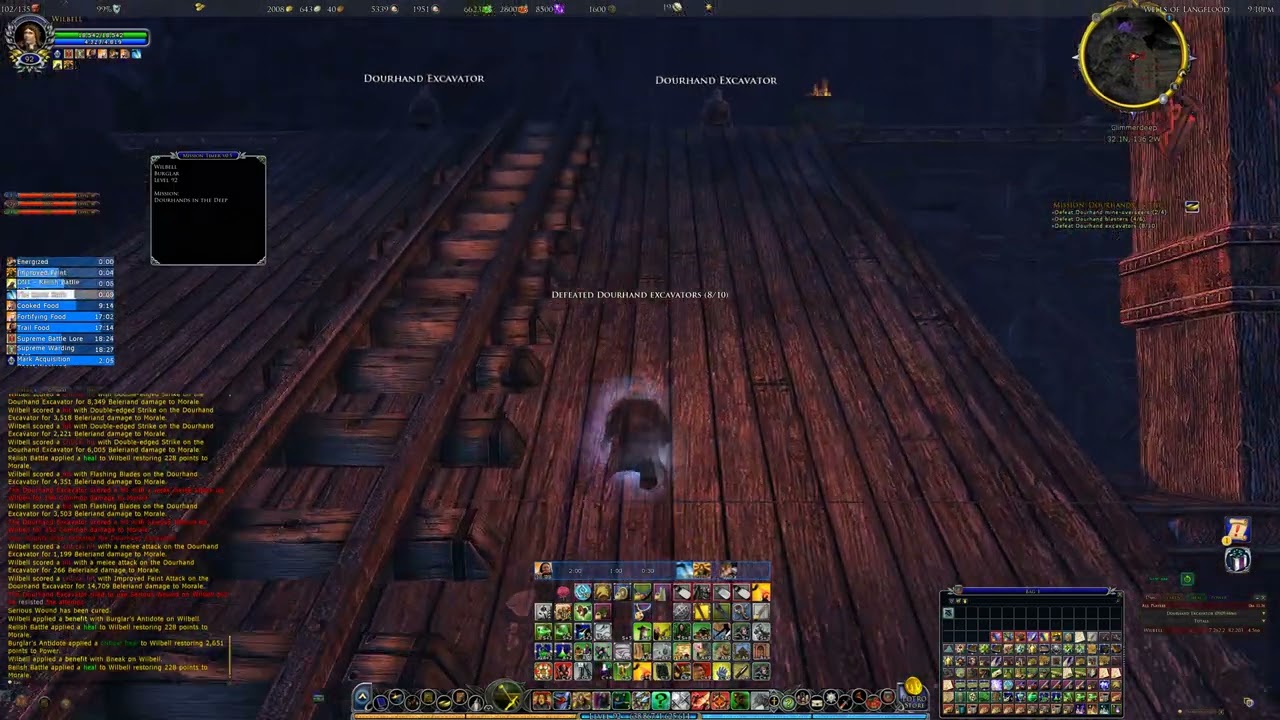 Lotro - Missions by Burglar - Dourhands in the Deep - 3Peaks expansion -  4m11s (in 4k)