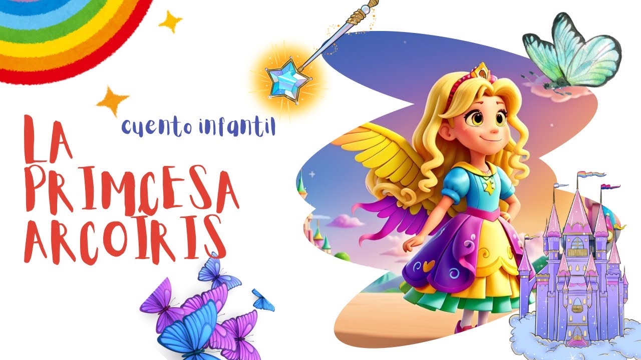 ☁️🌈💖El Reino De Las Nubes Y La Princesa Arcoíris 🌈/Cuentos Infantiles ...