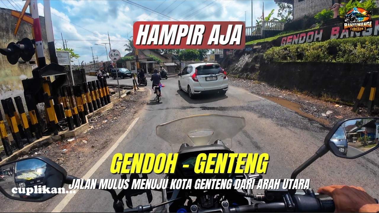 Beginilah Jalur Gendoh ke Genteng | Motovlog Banyuwangi