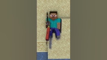 Steve was slapped in the face while fishing | Noob