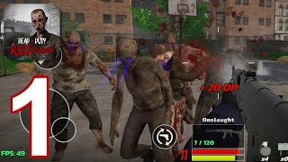 Dead On Duty: FPS Zombie Games - Gameplay Walkthrough Part 1 - Tutorial (iOS, Android) screenshot 4