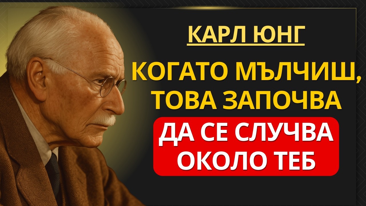 Когато мълчиш, хората разкриват истинското си лице | Карл Юнг