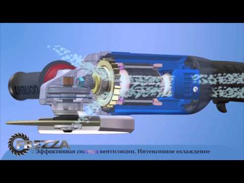 Фиолент, Угловая шлифмашина МШУ9-16-180 (Видео обзор)