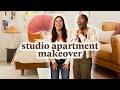 *Bright* Basement Studio Apartment Makeover!