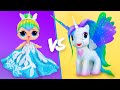 Thử Thách Giữa Pony Bé Nhỏ vs Búp Bê Lol Surprise! 10 Mẹo Làm Búp Bê