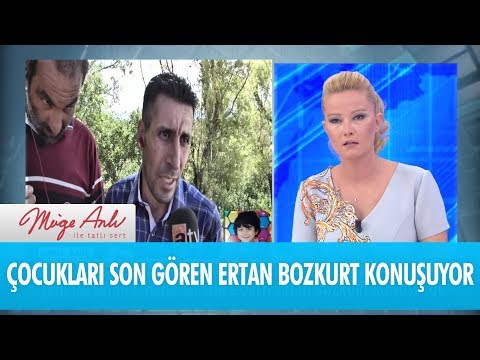 Çocukları son gören Ertan Bozkurt konuşuyor - Müge Anlı İle Tatlı Sert 18 Eylül 2018