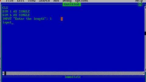 area of a rectangle using q basic