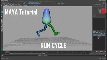 Maya Tutorial : Simple Run Cycle Animation