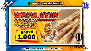 Spanduk Sempol Ayam 🍢 | CorelDRAW