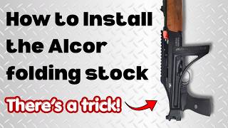 How to Install the Alcor Folding Stock (Common Mistake)