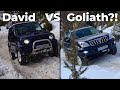 Suzuki Jimny 1.3 VS Toyota Land Cruiser 3.0 Snow Off Road