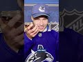 GM Ryan Johnson welcomes Adam Novotný to the Vancouver Canucks.