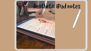 Aesthetic iPad notes | short video✍🏻 screenshot 3