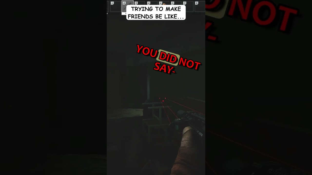 Trying to Make Friends in Escape from Tarkov