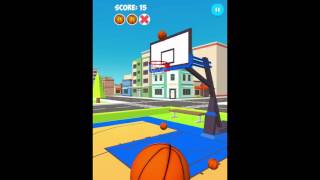 バスケットボール チャレンジ 3D screenshot 1