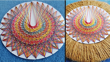 Diy String art, Basic String Art for beginners, Art and Craft