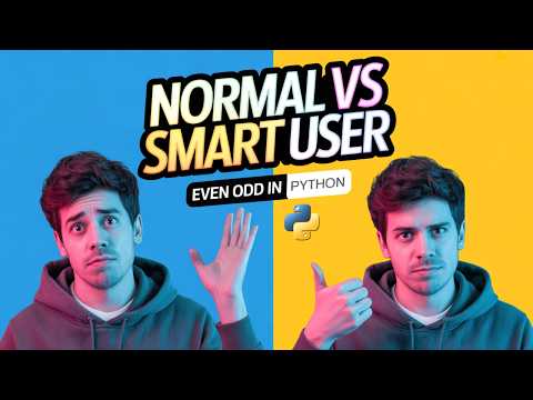 Normal User vs Smart User in Python | Even Odd Program Explained