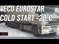 Avviamento a freddo Iveco Eurostar a meno venti gradi | Cold start camion
