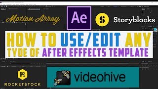 How to use/edit any tyoe of after efffects template | Urdu/Hindi