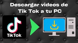 Como descargar videos de Tik tok en PC (3 métodos)