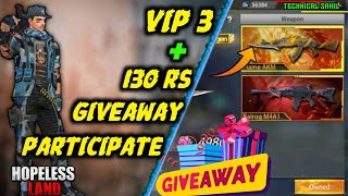 Vip 3 Id Or 130 Rs Giveaway By Technical Sahil