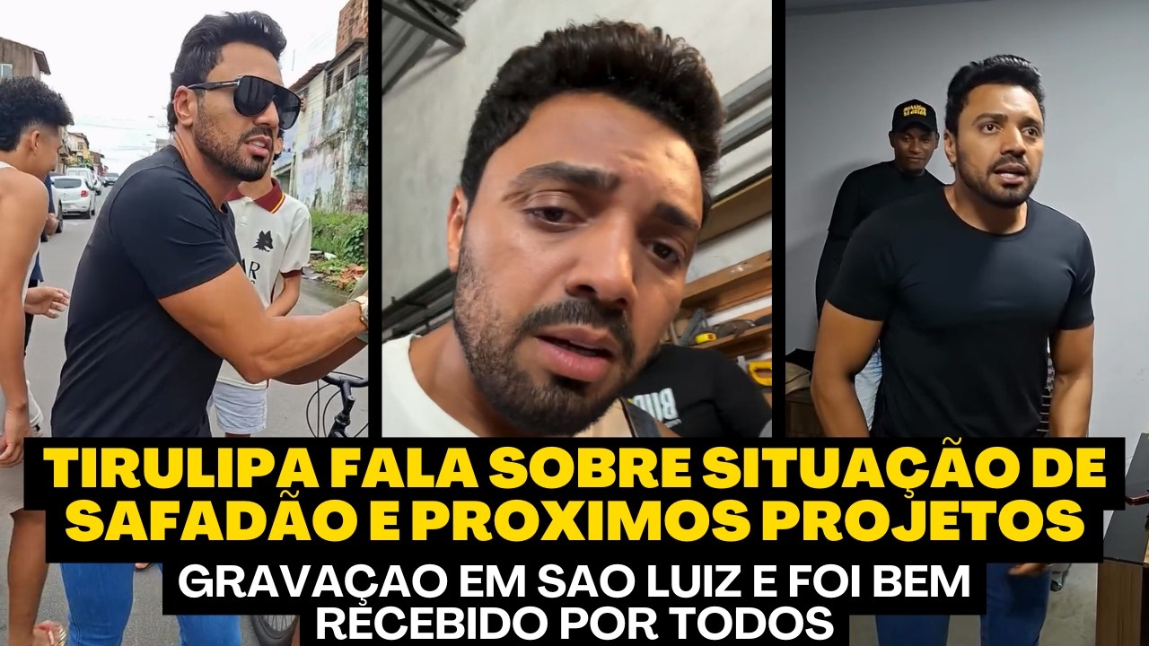 TIRULIPA FALA SOBRE NOVOS PROJETOS COM WESLEY SAFADÃO E VIAJA PARA GRAVAÇÃO - CONFIRA