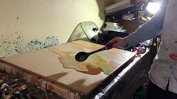 Encaustic Art - Fluid Painting Time Lapse - Encaustic Wax Painting - #6 | Britt Merrylees Art