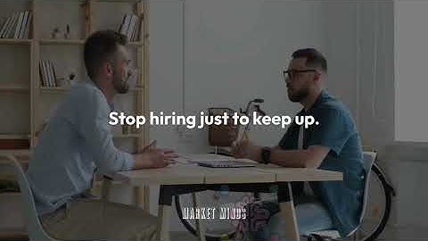 STOP hiring and START scaling.
