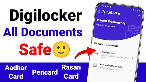 digilocker me document kaise upload kare || how to upload documents in digilocker