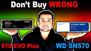 🔥SAMSUNG vs Western Digital🔥SN570 vs 970 EVO Plus vs 980 @KshitijKumar1990