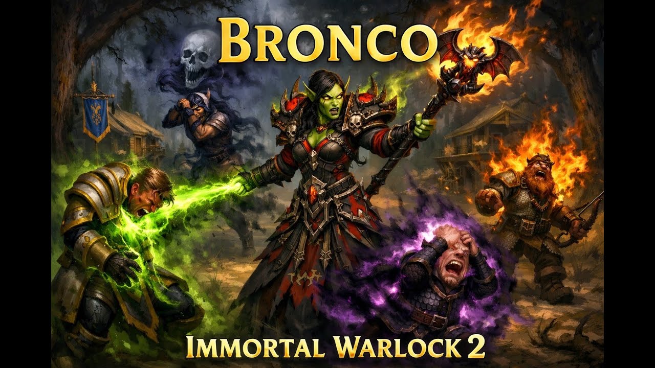 Bronco - Immortal Warlock 2 - WoW Classic World PvP